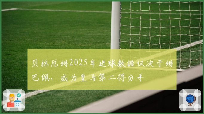 贝林厄姆2025年进球数据仅次于姆巴佩，成为皇马第二得分手