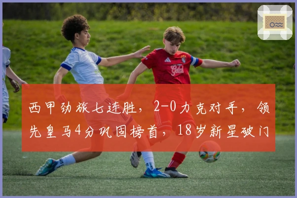 西甲劲旅七连胜，2-0力克对手，领先皇马4分巩固榜首，18岁新星破门